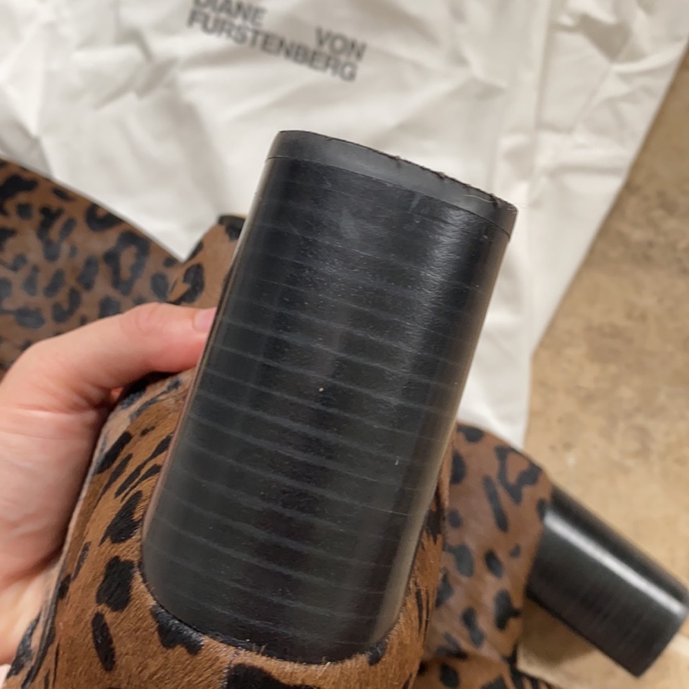 DVF Diane von furstenberg Reese boot Leopard 8 38 - Picture 9 of 9